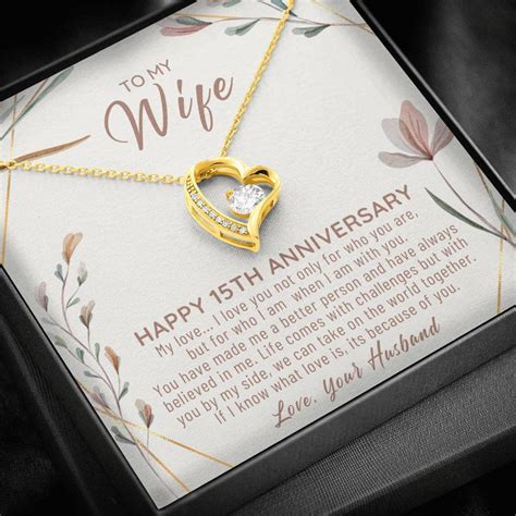fifteen year anniversary gift